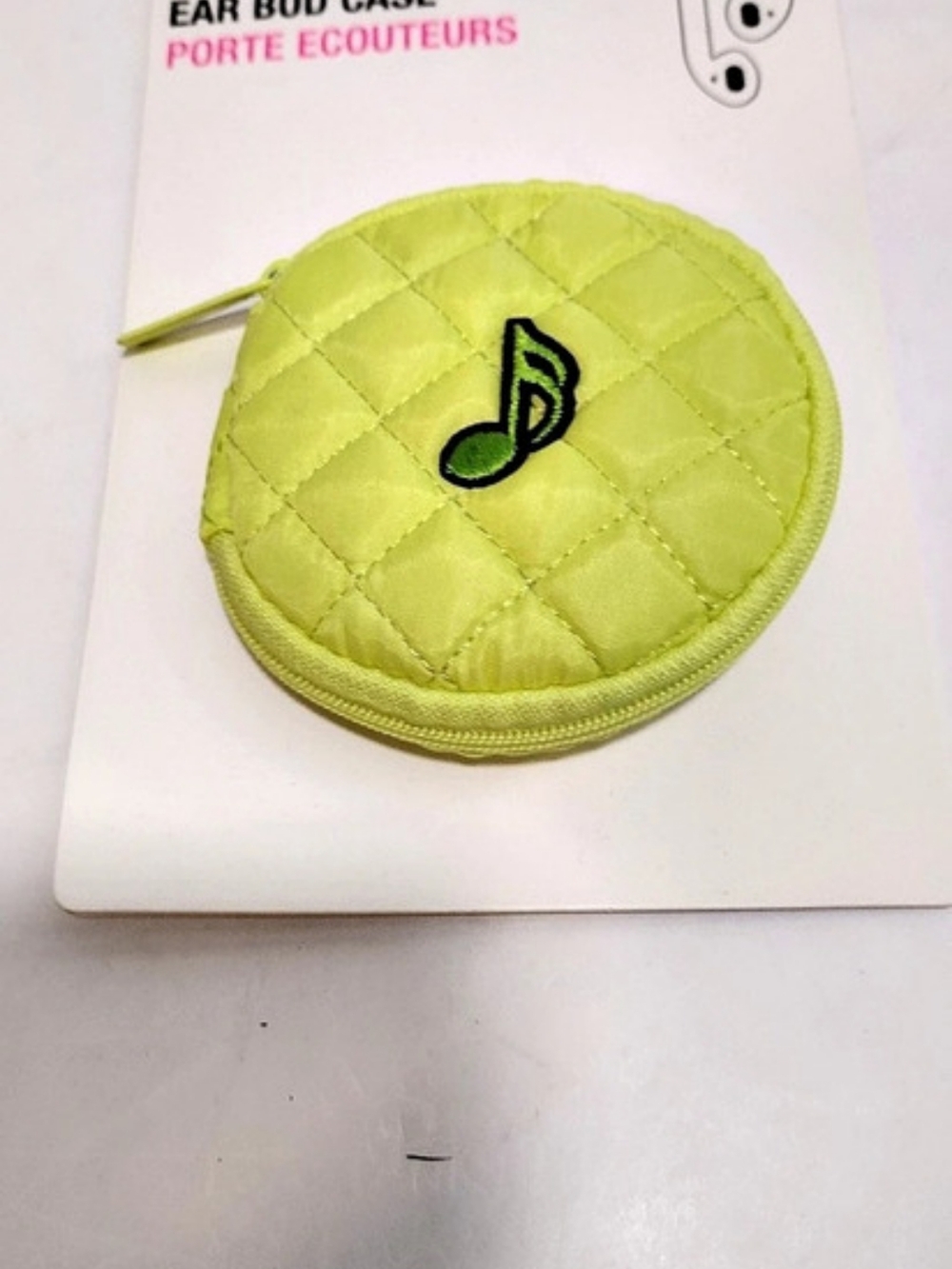 Mytagalongs Ear Bud Case Quilted Green Earbud Case NWT